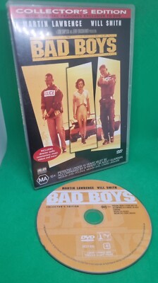 BAD BOYS DVD (1995) Will Smith, Martin Lawrence, Region 4, Collector's Edition