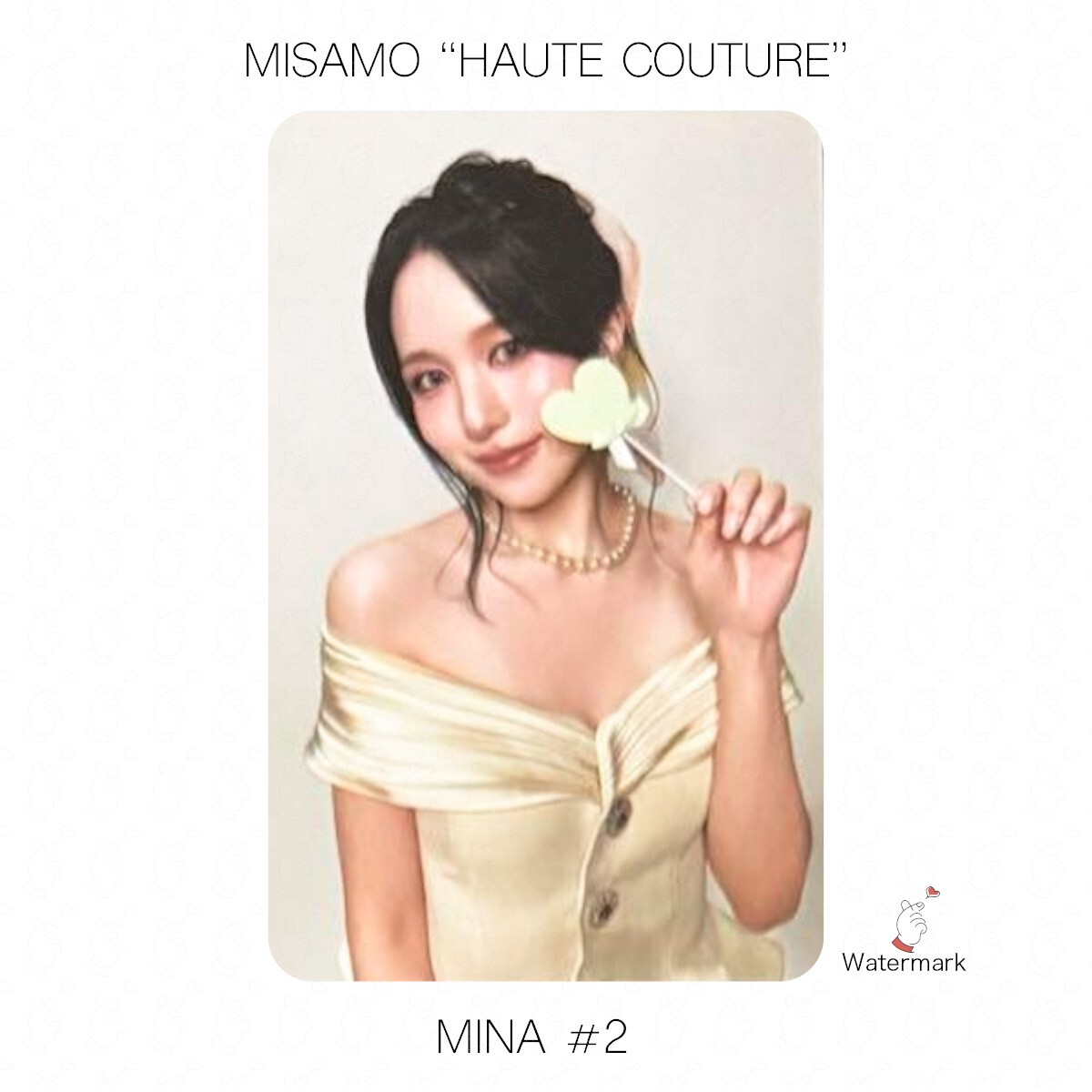 MISAMO HAUTE COUTURE JAPAN MINA SANA MOMO LUCKY DRAW MISAMO HAUTE COUTURE JAPAN MINA SANA MOMO LUCKY DRAW