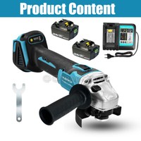 FüR Makita 18V Akku Winkelschleifer 125Mm Schleifmaschine Trennschleifer Flex