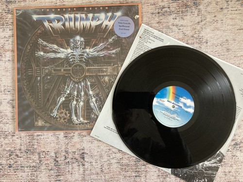 TRIUMPH “Thunder Seven” Vinyl LP MCA-5537 Shrink Hype Cleaned Tested Excellent - Imagen 5 de 7