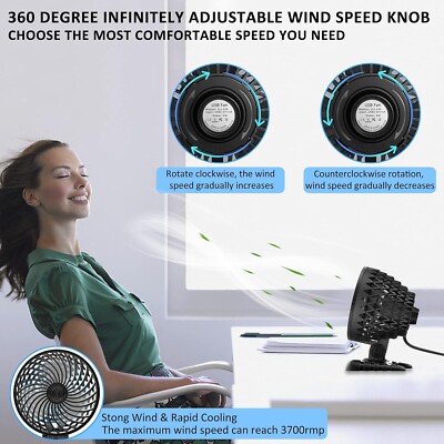 Ventilatori Da Tavolo Con Piedistallo Mini Ventilatore Da Tavolo Portatili Aria Fredda - Foto 8