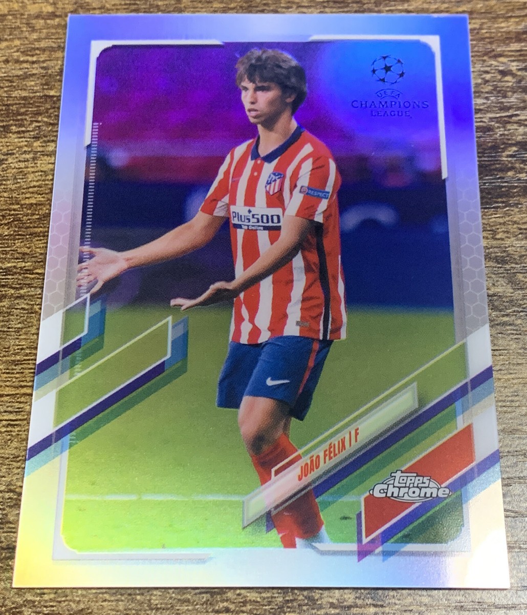 Joao Felix 2020-21 Topps Chrome UEFA Refractor #19 Atletico De