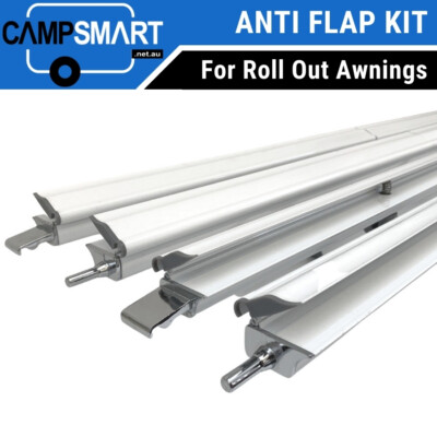 Caravan Anti Flap Kit Deflapper for Roll Out Awning 2.25-2.4m Medium to ...