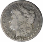 1892-CC Morgan Silver Dollar VG Uncertified #175