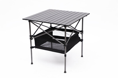 Outdoor Folding Portable Picnic Camping Table Aluminum Roll-up Table with  Bag
