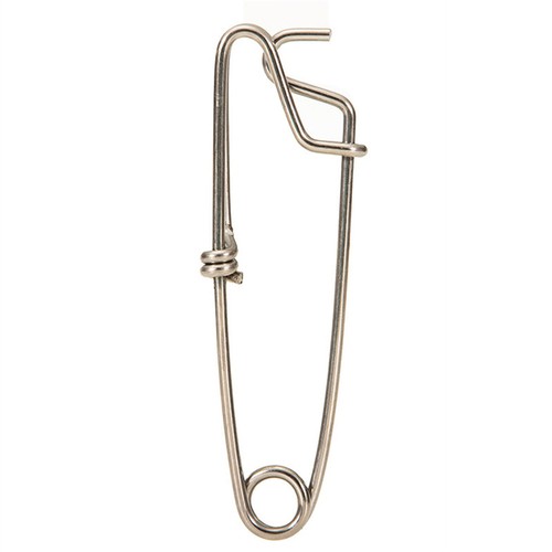 2PACK Stainless Steel Pin Safety Snaps Fishing Swivel Kit Hook Saltwater Tackle - Picture 11 of 19