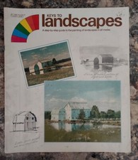 Skylight Studio Art Instruction Book KEYS TO landscapes Step By Step Guide