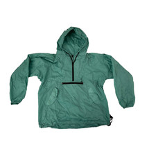 Vintage GAP Teal Green Mens XL Nylon 1/2 Zip Anorak Pullover Jacket VTG