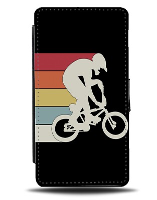 Retro BMX Rider Flip Geldbörse Etui Jump Move Trick Tricks Fahrrad BMXs Herren Jungen DB62