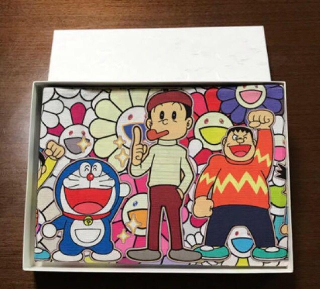 Takashi Murakami x Doraemon Collaboration Big Fabric Cloth Kakaikiki | eBay
