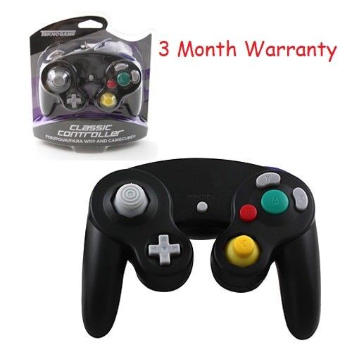 Nintendo Gamecube & Wii Classic Controller Wired BLACK Brand New - Picture 1 of 3