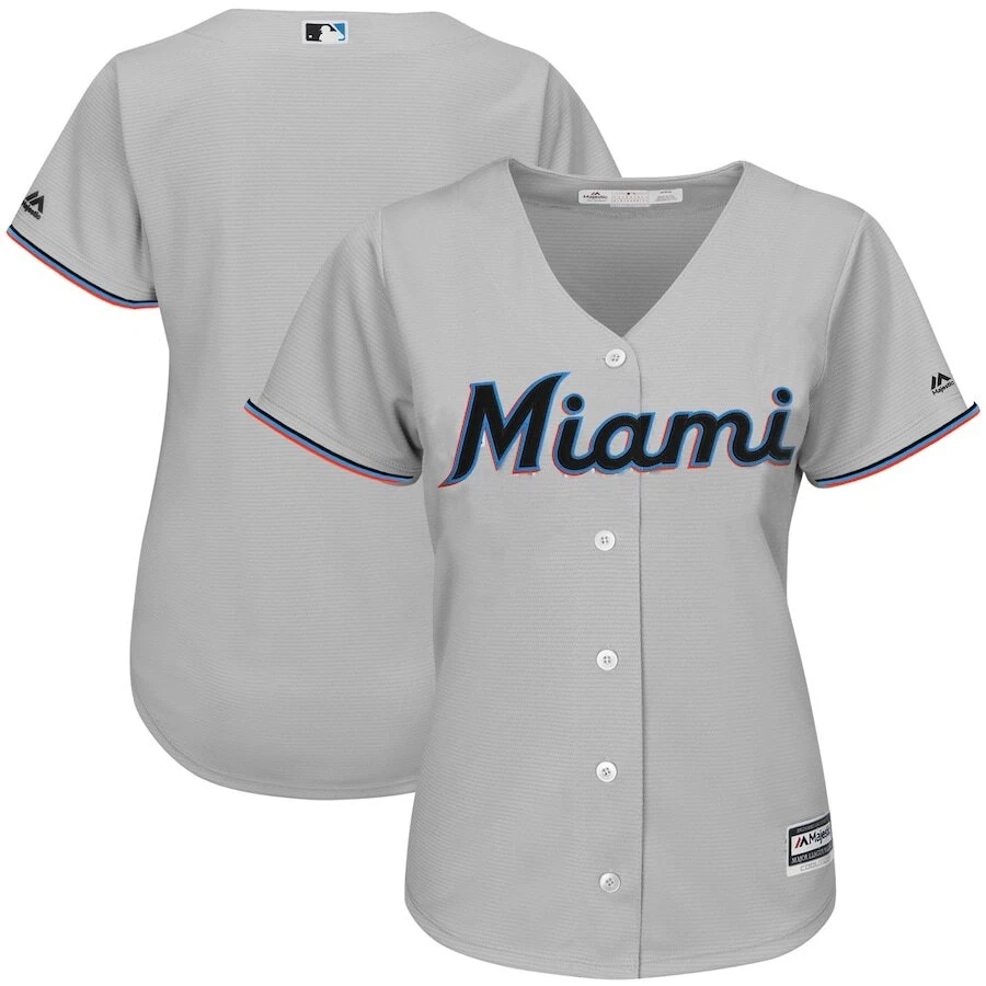 Miami Marlins Throwback Cool Base Jersey - All Stitched