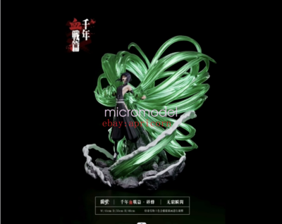 YM Studios Bleach Soi Fon 1/6 Resin Statue Model Led Transparent