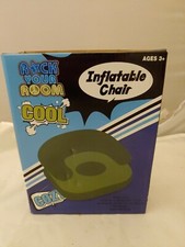 Mueble Silla Ala Inflable Niños 3 + Caja Abierta Verde Niños