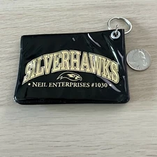 Silverhawks Neil Enterprises Salesman Sample Keychain Key Ring Wallet #43367