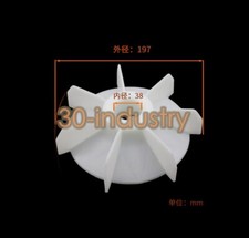 1PCS  For Motor Fan Blade Inner Diameter  38mm OD:197mm Y2-132-4.6.8