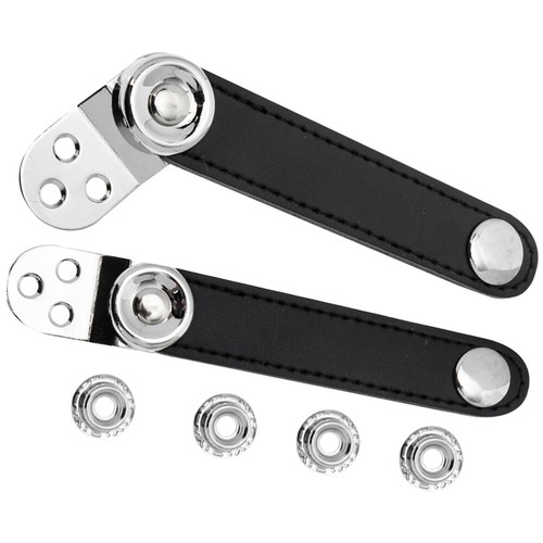 2 Pcs Metal Connecting Buckle Replacement Belt Accordion Extender Straps for