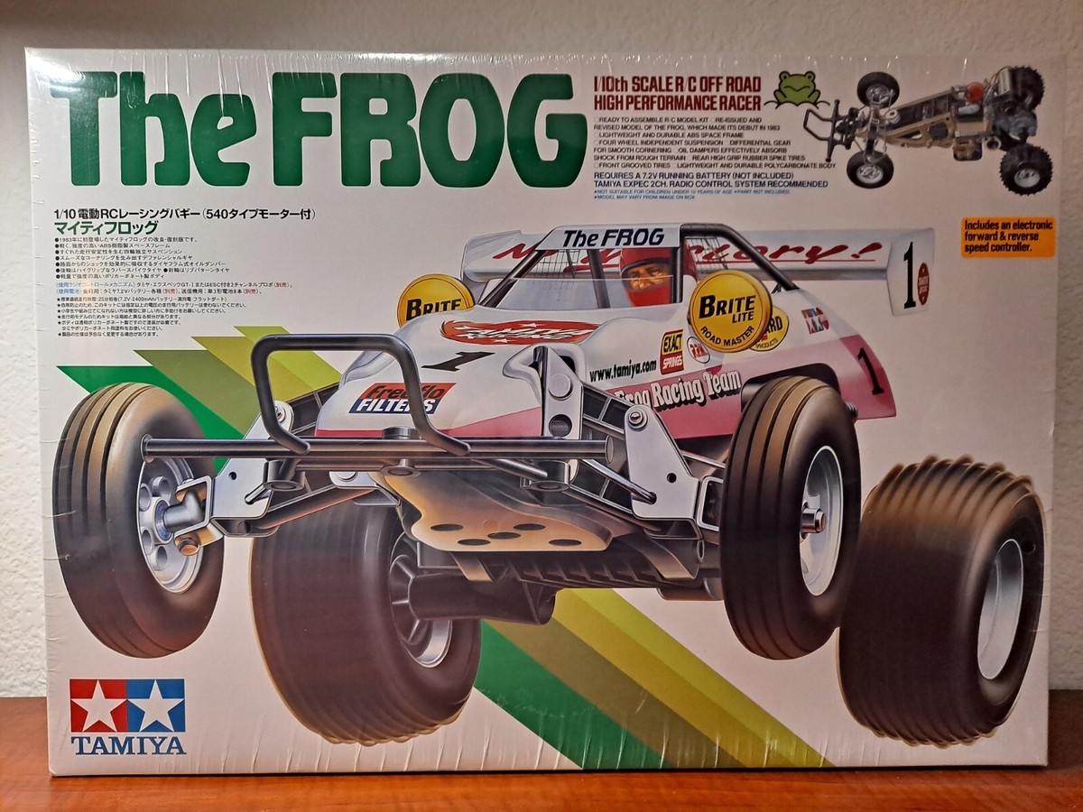 Tamiya The Frog ラジコンカー Amazon.com: TAMIYA America, Inc 1/10 Frog 2WD Buggy Kit
