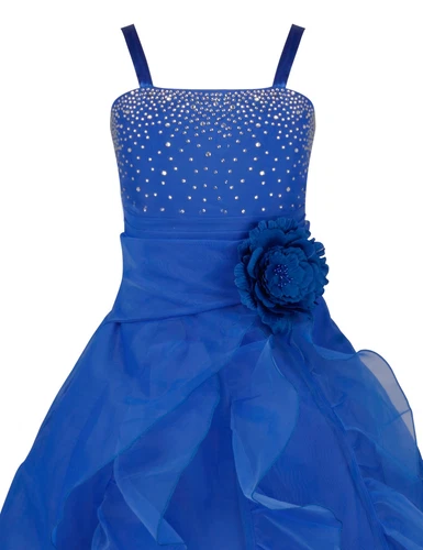 Flower Girl Dress Pageant Wedding Bridesmaid Formal Kids Party Princess Dresses - Picture 51 of 83