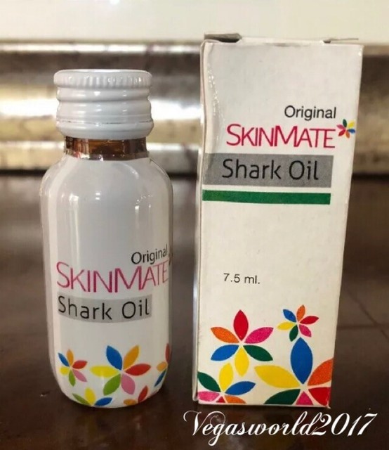 5 SkinMate Facial Care Original Whitening Shark Oil 7.5ml U.s SELLER