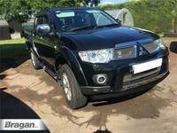 Vorne Spoiler Stange FüR Mitsubishi L200 2005 - 2010 StoßStange Kinn Stups Black
