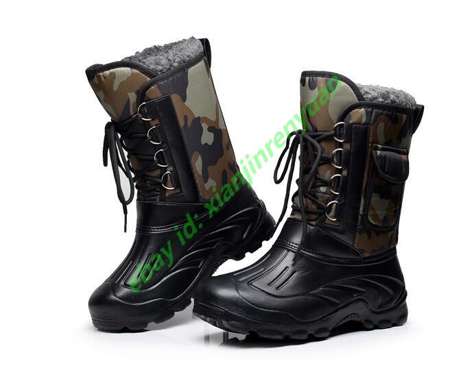 SALOMON Stivali da neve uomo moda metà polpaccio stivali da lavoro impermeabili antiscivolo scarpe