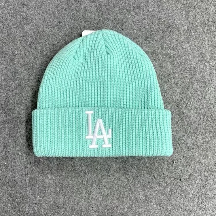 Nueva York Los Ángeles LA Dodgers Tejido Puños Gorro Acrílico Reloj Sombrero Gorra Invierno Foto 2 de 4