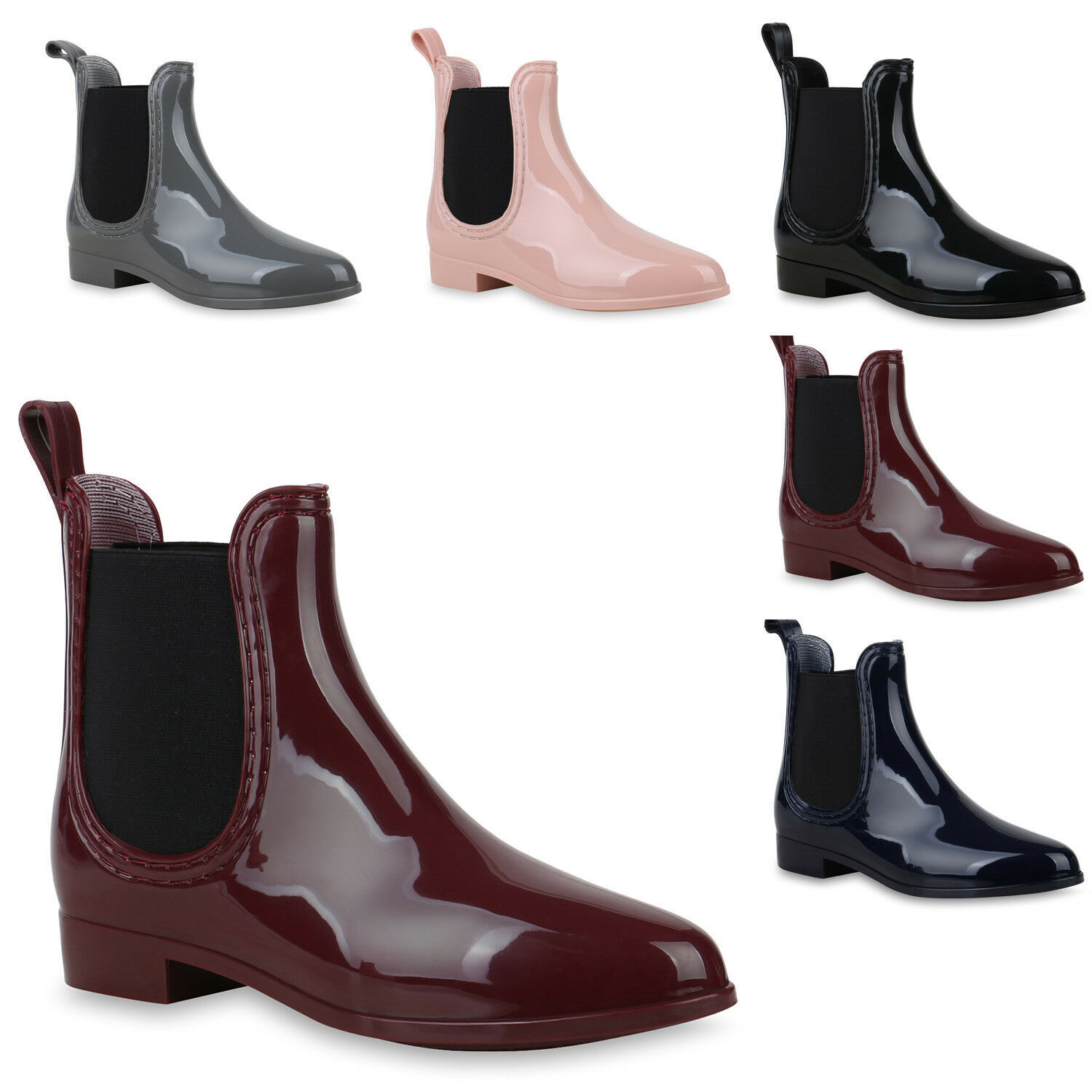 LOIJMK Gummistiefel Damen Halbhoch | Wasserdichte Regenstiefel | Für Garten & Outdoor