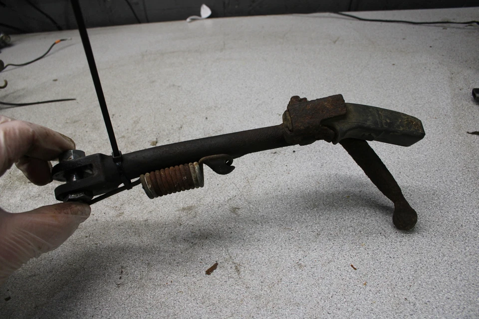 Honda CL360 1975 Scrambler pata de cabra soporte lateral H12-2994.ih Foto 2 de 4