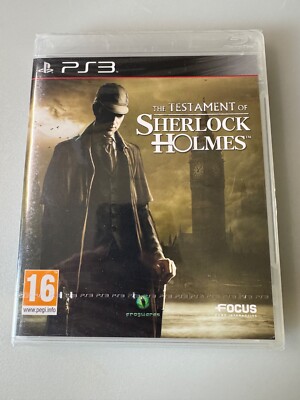 The Testament of Sherlock Holmes PS3 PAL FACTORY SEALED TADELLOSER ZUSTAND BLES01485