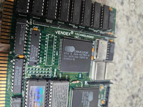 Vintage Retro Gaming Vendex Technologies ISA 9990-CVGA Ver 1.1 Graphics Card - Picture 7 of 7
