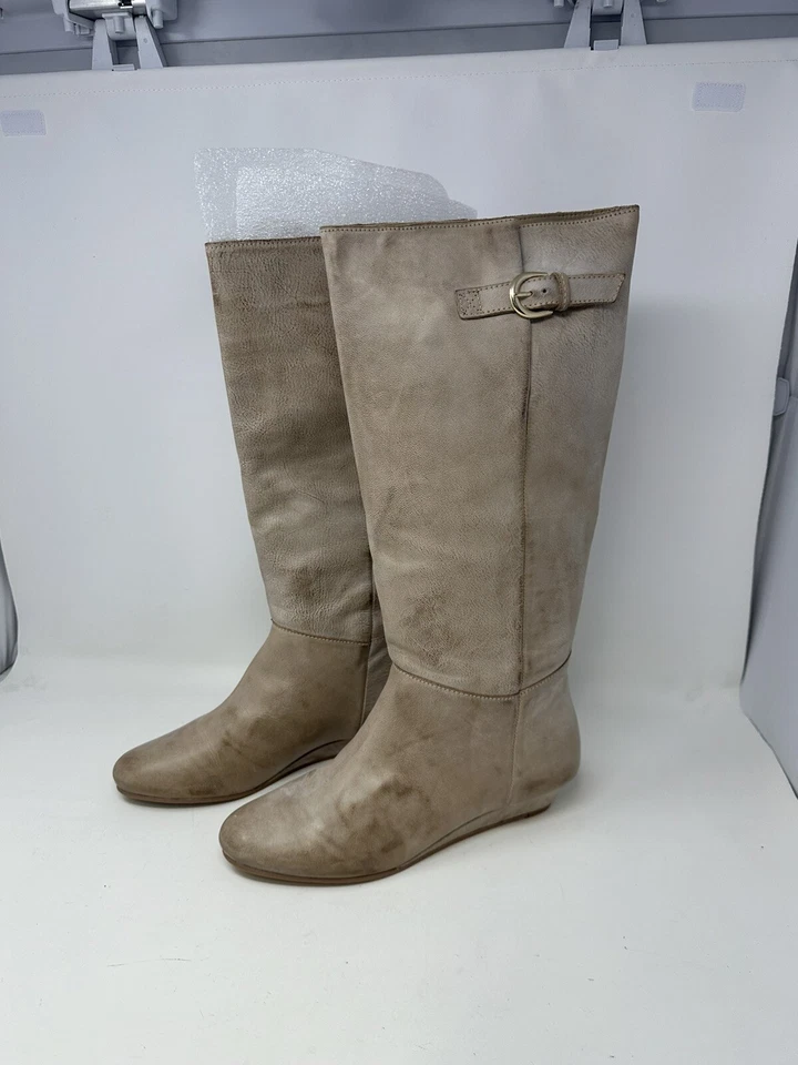 Botas de cuña Steven By Steve Madden para mujer Intyce marfil 9,5 medianas Foto 2 de 4