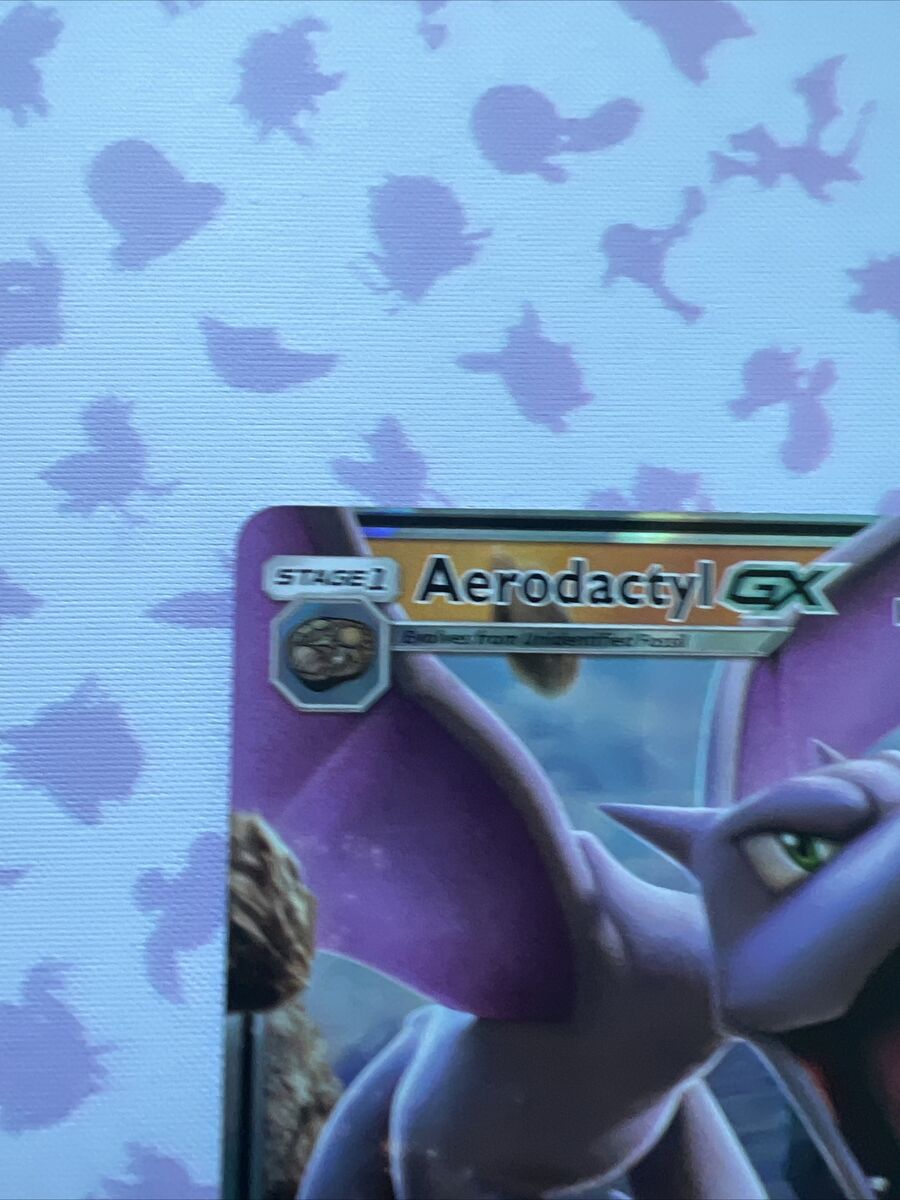 Aerodactyl GX 106/236 Pokemon Unified Minds Ultra Rare Mint Condition Pack  Fresh