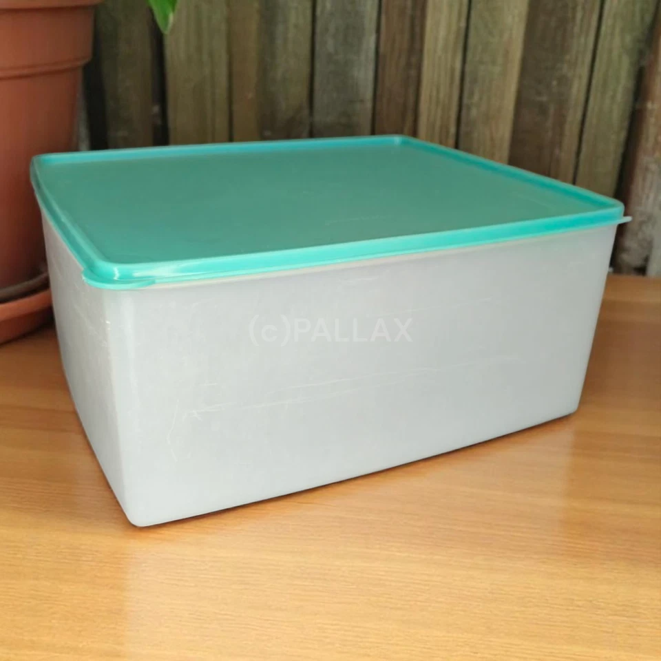 TUPPERWARE G08 GEFRIER-JUMBO 6,5 L TÜRKIS GEFRIERBEHÄLTER - Bild 2 von 2