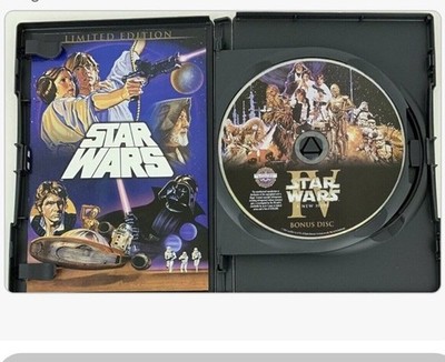   STAR WARS - A NEW HOPE - ORIGINAL THEATRICAL VERSION DVD 1977 HAN SHOOTS FIRST