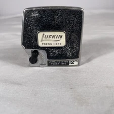 Vintage Lufkin Lokmatic W7212 Power Tape 12’ Retractable Tape Measure