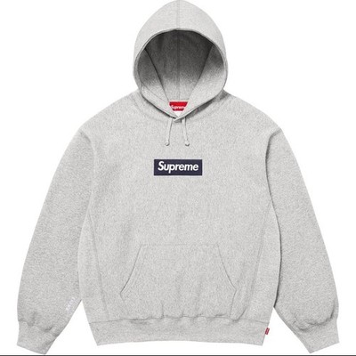 Supreme Box Logo Hoodie FW25 Grau 
