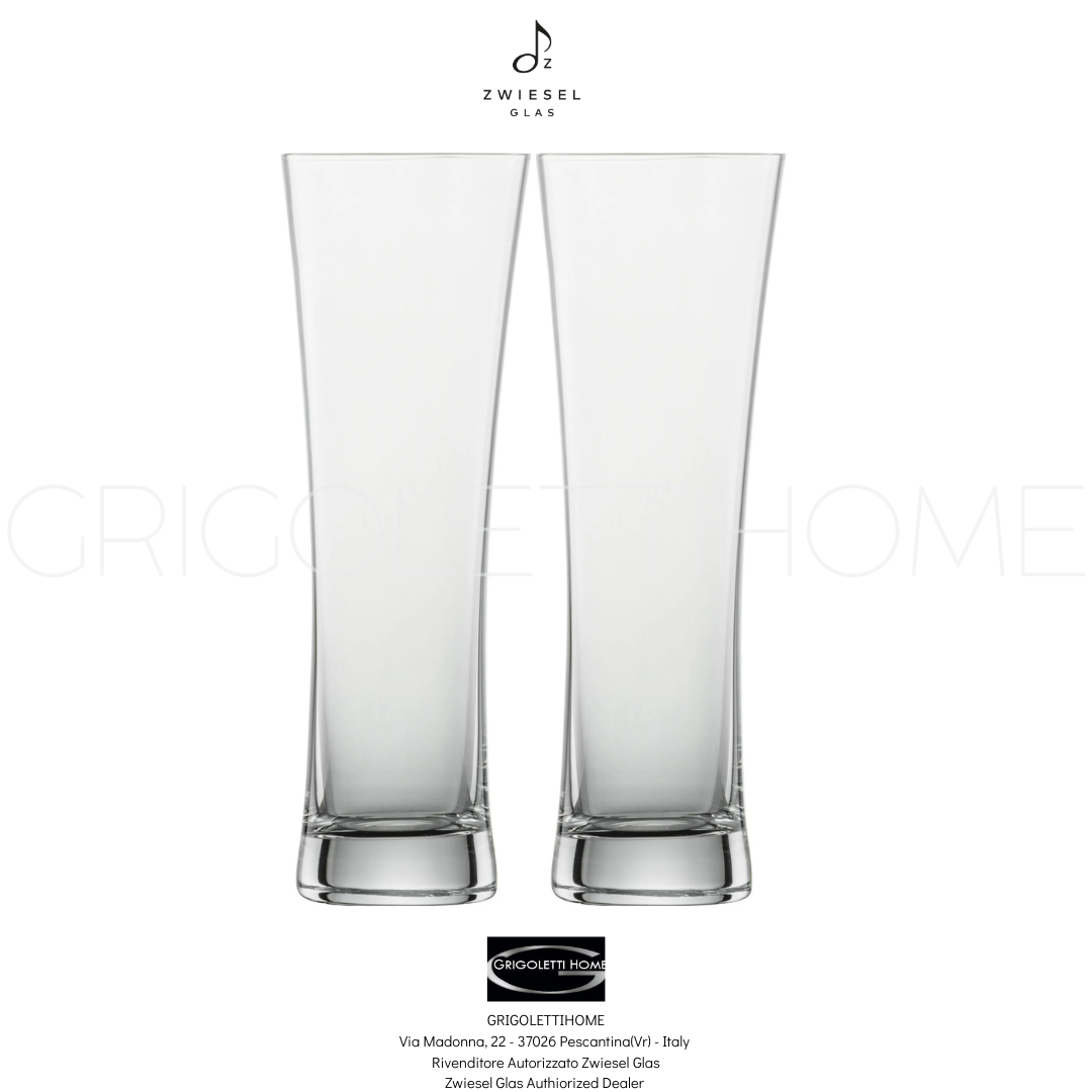 Zwiesel Glas Pure Set of 2 Wheat Beer Glasses 0,3l Clear Tritan Protect