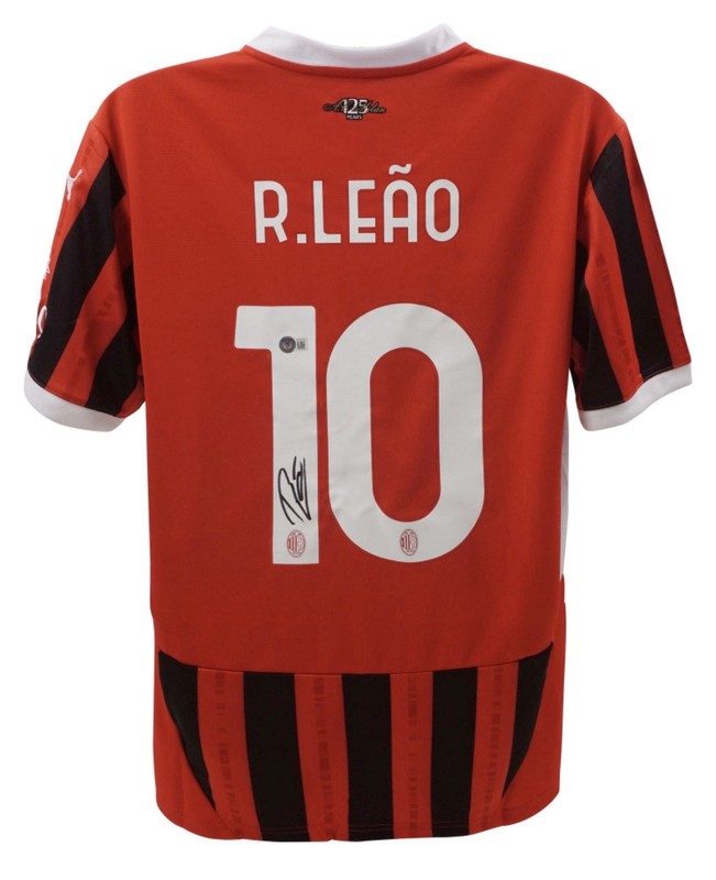 Rafael Leao Signed AC Milan Puma Authentic Jersey (Beckett)