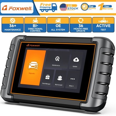 FOXWELL NT809 Full System OBD2 Scanner BiDirectional ABS SRS SAS Diagnostic Tool