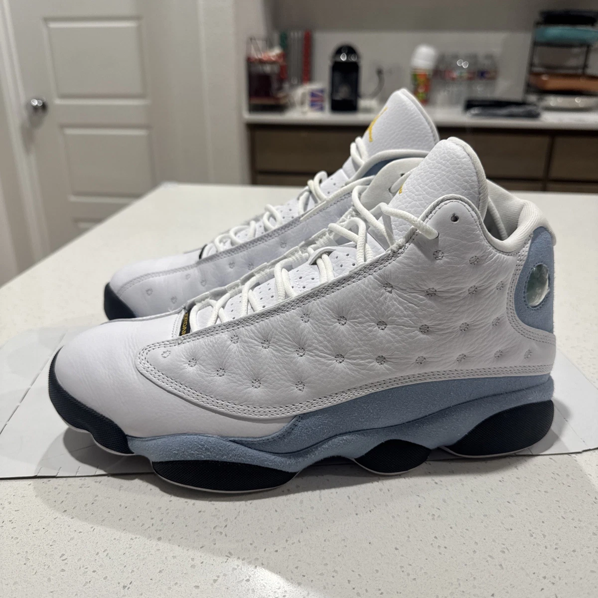 Jordan’s 13 in blue, white, gray size 7 Jordan 13 Retro GS  main image 2