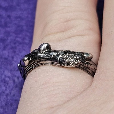 STEPHEN DWECK リング Stephen Dweck Fortuna Branch Ring Blackened Sterling Silver