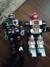 2 Vintage Robots 14 To 15 Inches Tall Untested Selling ASIS