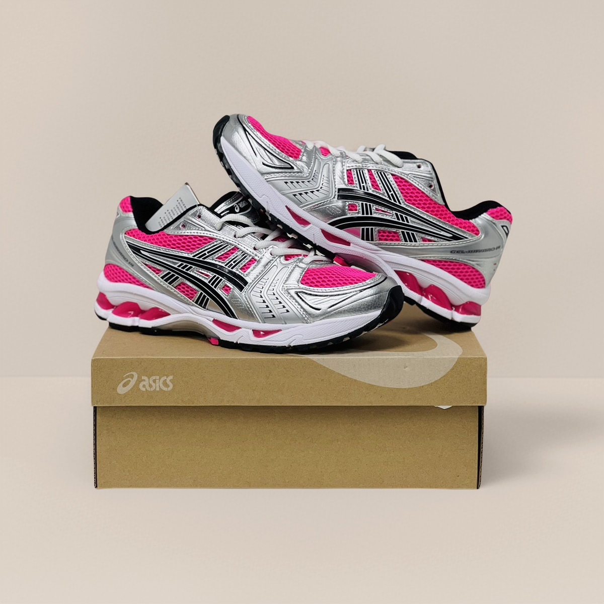 Asics Gel-Kayano 14 Pink Glo/Black Sneaker US