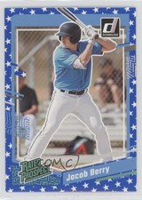 2023 Panini Donruss Rated Prospect Independence Day Jacob Berry #52 12bz