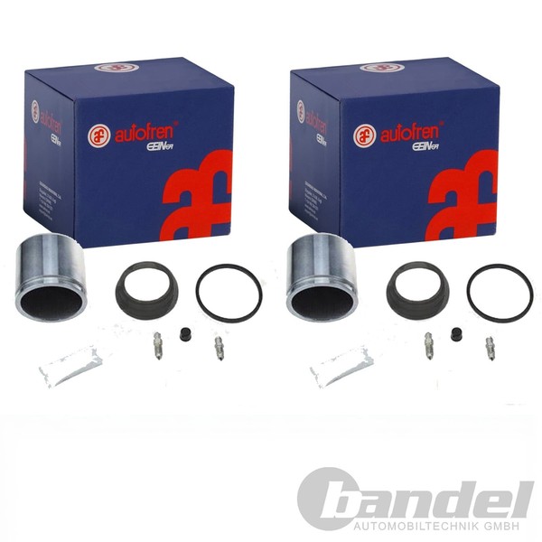 2X Autofren Bremssattel RAPARATUR-SATZ Vorne Passend FüR Abarth Ritmo Renault-image