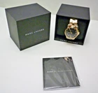 Marc Jacobs Womens Watch Gold MBM3355 New In Box 100% Genuine