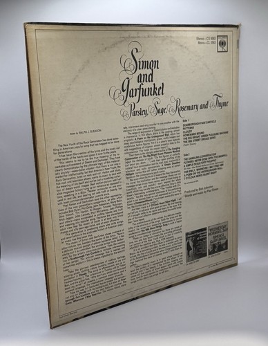 Simon and Garfunkel - Parsley, Sage, Rosemary and Thyme (1966, Vinyl LP) - Picture 4 of 6