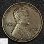1915 S Lincoln Wheat Copper Cent 1C