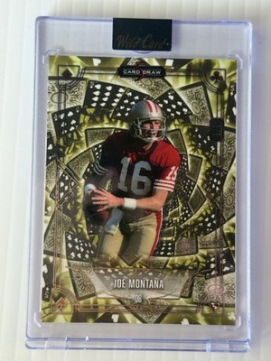 Wild Card 2025 5 Card Draw Joe Montana San Francisco 49ers 1/1